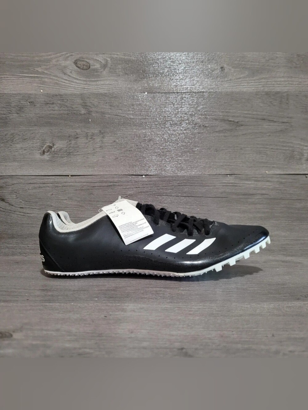 adidas Black and White Men's Track Spikes